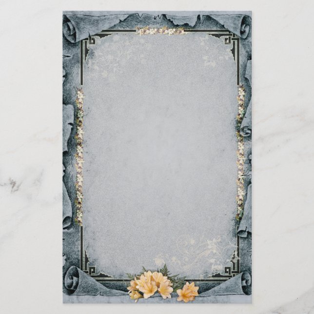 Papelaria Cinzas decorativas (Frente)