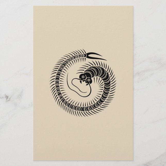 Papelaria Círculo centípede (Frente)