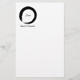Papelaria Círculo Zen com logótipo