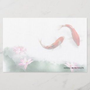 Papelaria Círculos de amor Lotus Koi Orient Harmony Persona