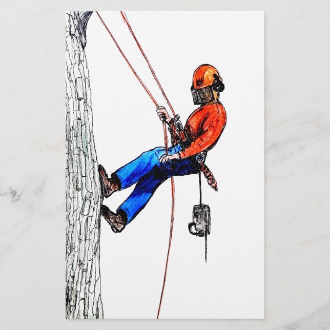 Papelaria Cirurgião Árvore Arborista (Frente)