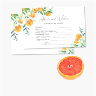 Papelaria Citrus - conselhos e votos chá de noiva