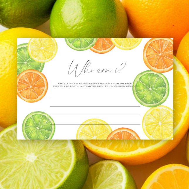 Papelaria Citrus - Quem sou eu jogo para chá de noiva (Criador carregado)