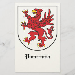 Papelaria Coat of Arms of Pomerania Majestic Griffin Art