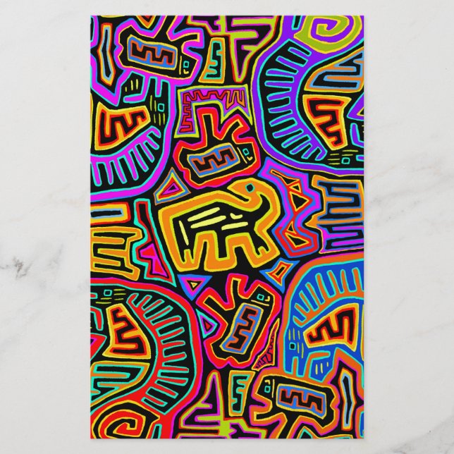 Papelaria Colagem Mola da Ilha de San Blas (Frente)