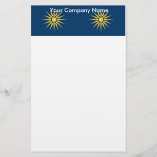 Papelaria com a Bandeira da Macedônia, Grécia