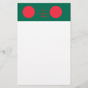 Papelaria com Bandeira de Bangladesh