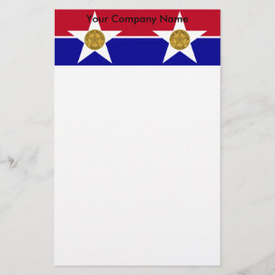 Papelaria com Bandeira de Dallas, EUA