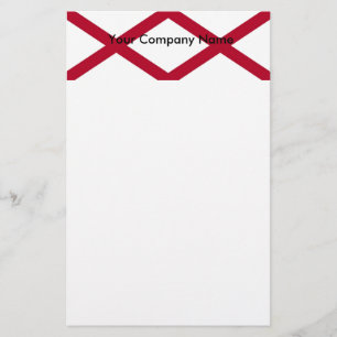 Papelaria com Bandeira do Alabama