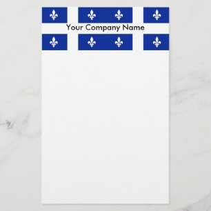 Papelaria com Bandeira do Quebec, Canadá