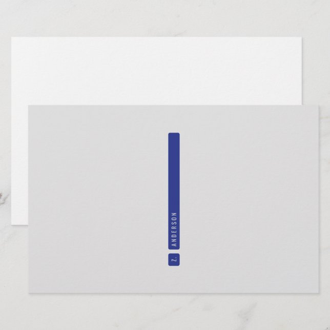 Papelaria com Barra de Divisão (Frente/Verso)