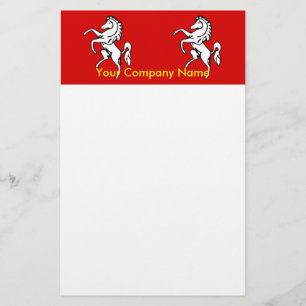 Papelaria com Flag of Kent, Inglaterra