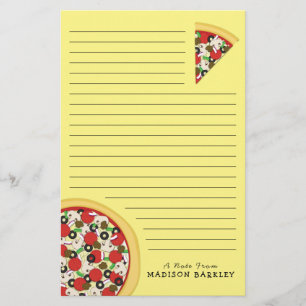 Papelaria Comida para Crianças Cubo Pizza Suprema