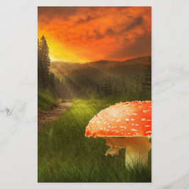 Papelaria Configurando o Sun do outono.