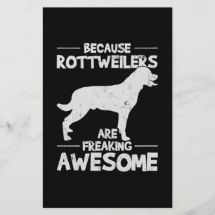 Papelaria Cópia de Camiseta do Rottweiler