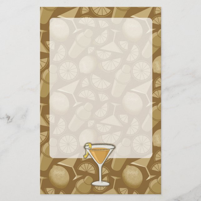 Papelaria Coquetel Sidecar (Frente)
