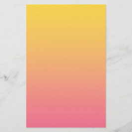 Papelaria Cor Amarelo Rosa