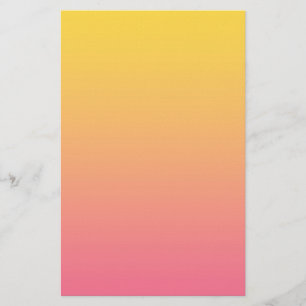 Papelaria Cor Amarelo Rosa
