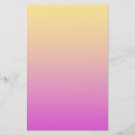 Papelaria Cor Amarelo Roxo