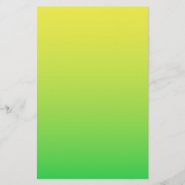 Papelaria Cor Amarelo Verde (Frente)