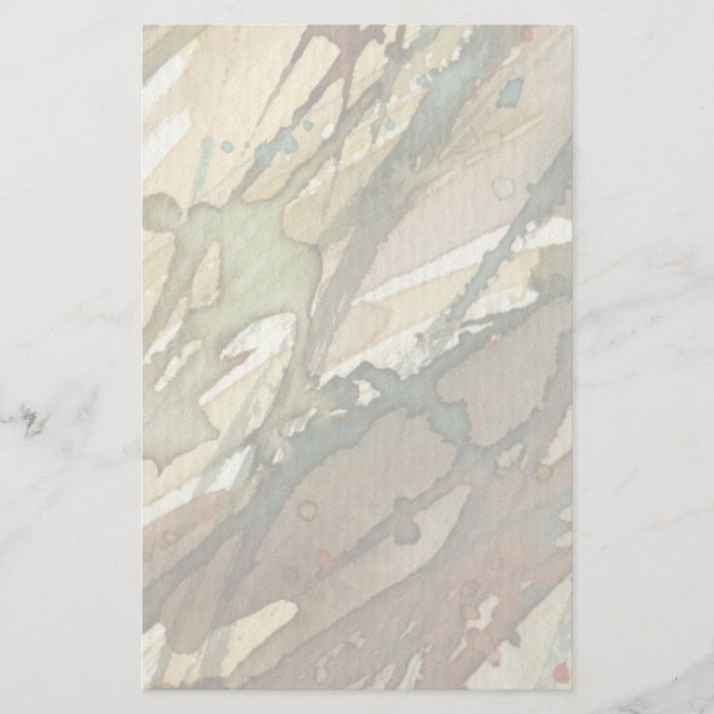 Papelaria cor da água de fundo 2 (Frente)