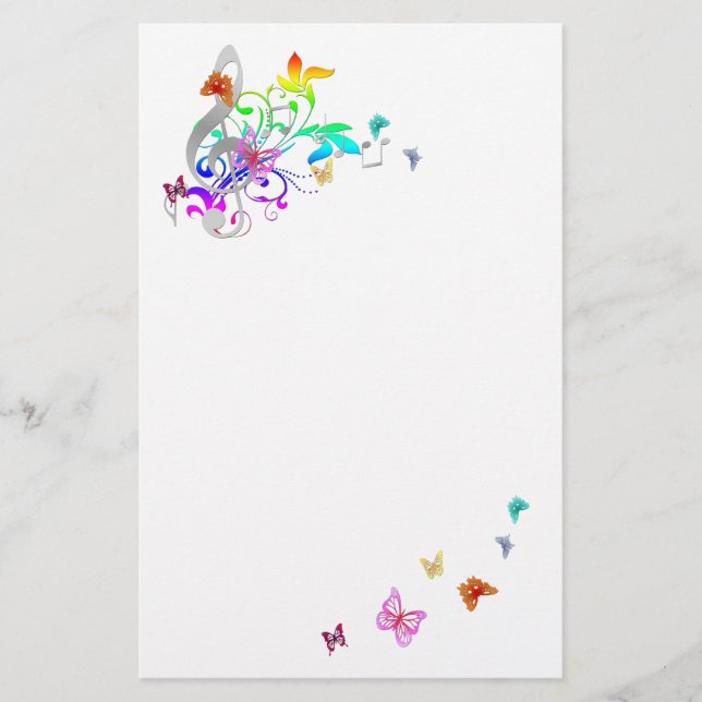 Papelaria Cor da música (Frente)