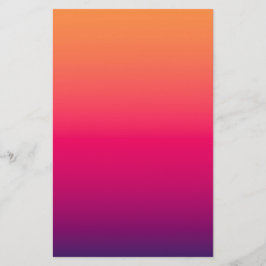 Papelaria Cor Laranja Vermelho Roxo