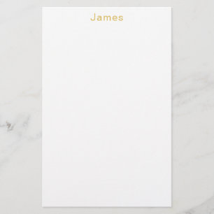 Papelaria Cor Nome Minimalista Tendência Profissional Cor Do