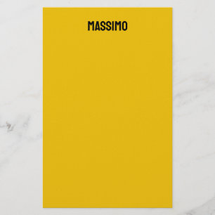 Papelaria Cor Própria Nome Minimalista Moderno Simples Doura