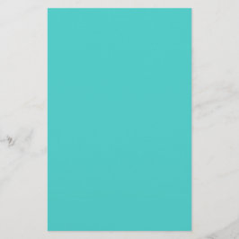 Papelaria Cor Sólida da Turquesa Média