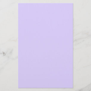 Papelaria Cor Sólida de Lavanda Pálida