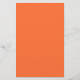 Papelaria Cor Sólida Laranja Queimada