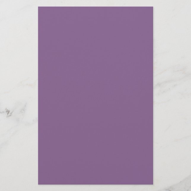 Papelaria Cor Sólida Lilac Francesa (Frente)