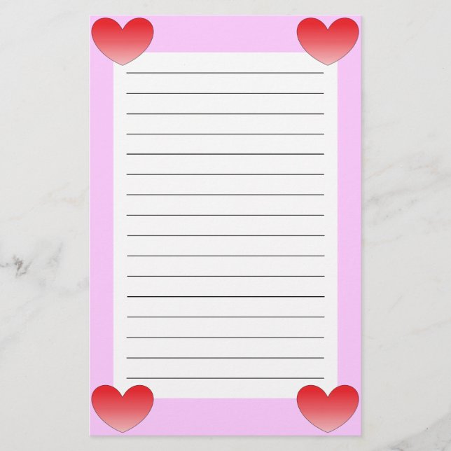 Papelaria Coração 4 (Frente)