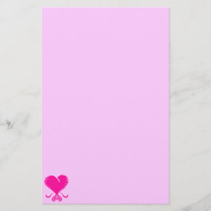 Papelaria Coração Rosa