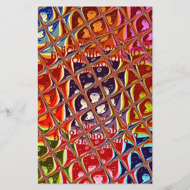 Papelaria Cores especiais de Natal Papais noeis de neve HoHo (Frente)