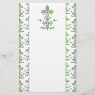 Papelaria Coroa do coração de Fleur - verde
