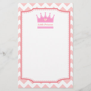 Papelaria Coroa Rosa para a Princesa Real