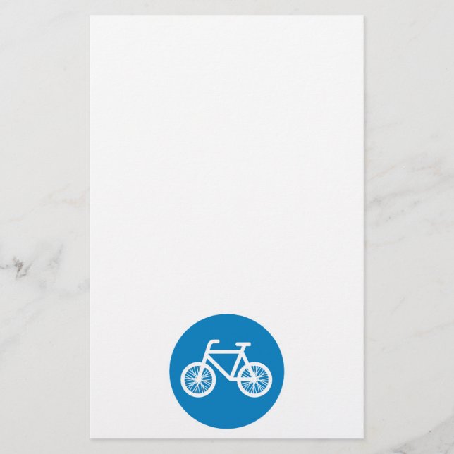 Papelaria Correr uma bicicleta (Frente)