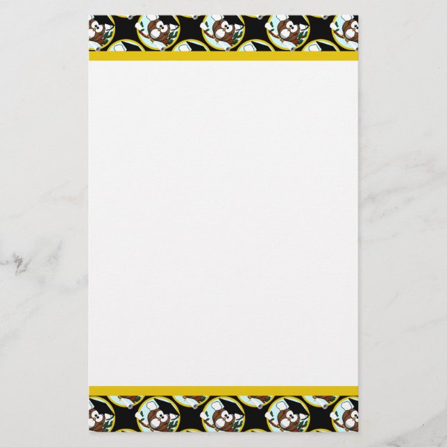 Papelaria Coruja De Graduação Com Boné E Diploma (Frente)