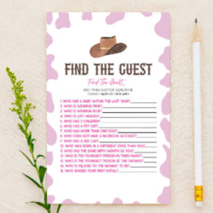 Papelaria Cowgirl Rodeo Encontra o Jogo do Chá de fraldas Co