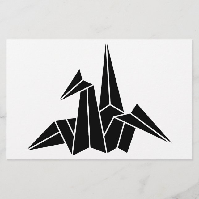 Papelaria Crane de papel (Frente)