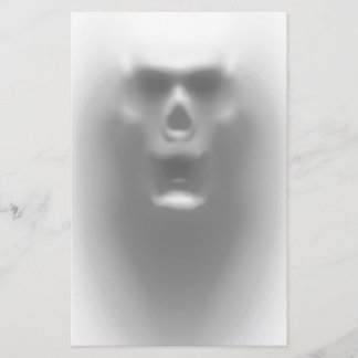 Papelaria crânio assustador