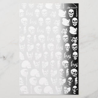 Papelaria Cránios Horror Gótico Rock Monstro da Morte