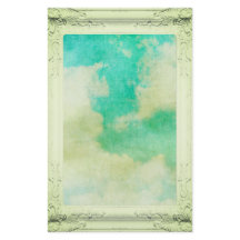 Creme de pintura em nuvem-céu vitoriano