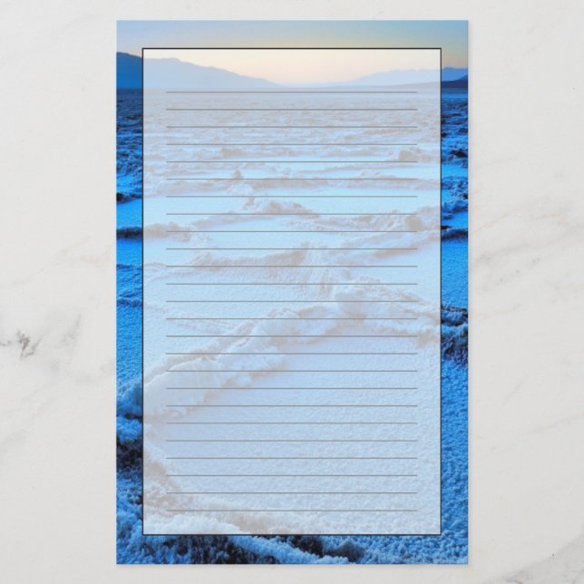 Papelaria crepúsculo, o Vale da Morte, Califórnia (Frente)