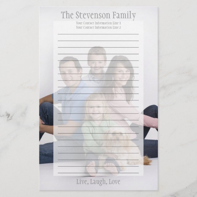 Papelaria Crie seu próprio artigo (Frente)