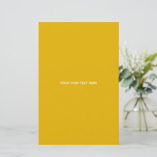 Papelaria Crie Seu Próprio Design Amarelo Personalizado
