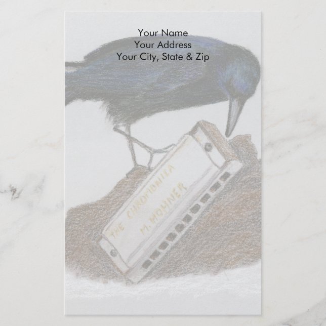 Papelaria Crow e Harmonica (Frente)