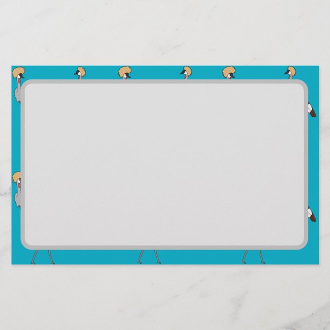 Papelaria Crowned Cranes (Frente)